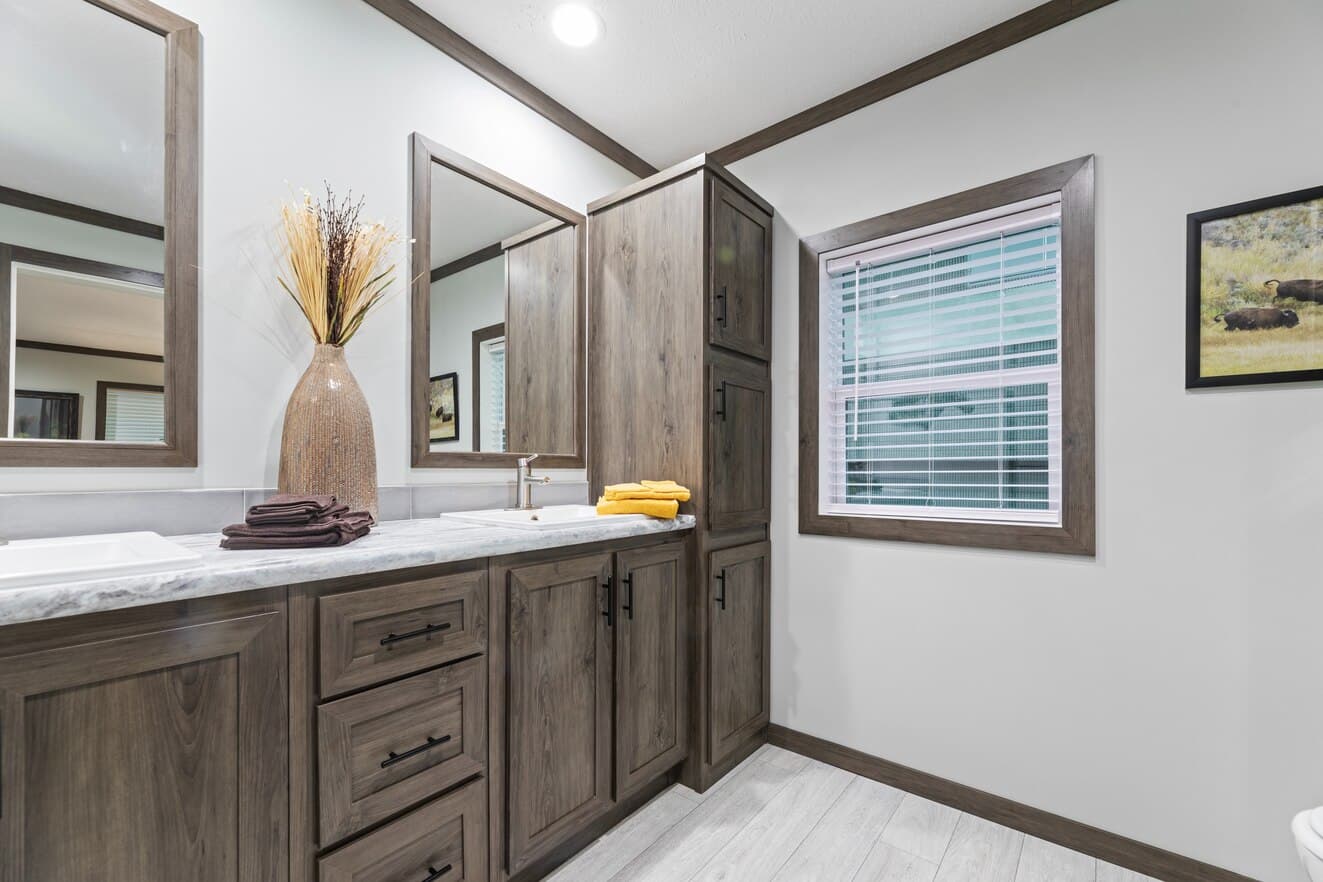 Elevation bathroom home features