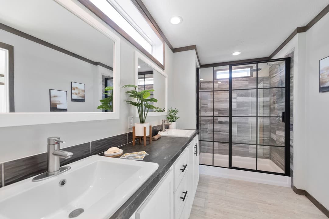 Pioneer bathroom home features