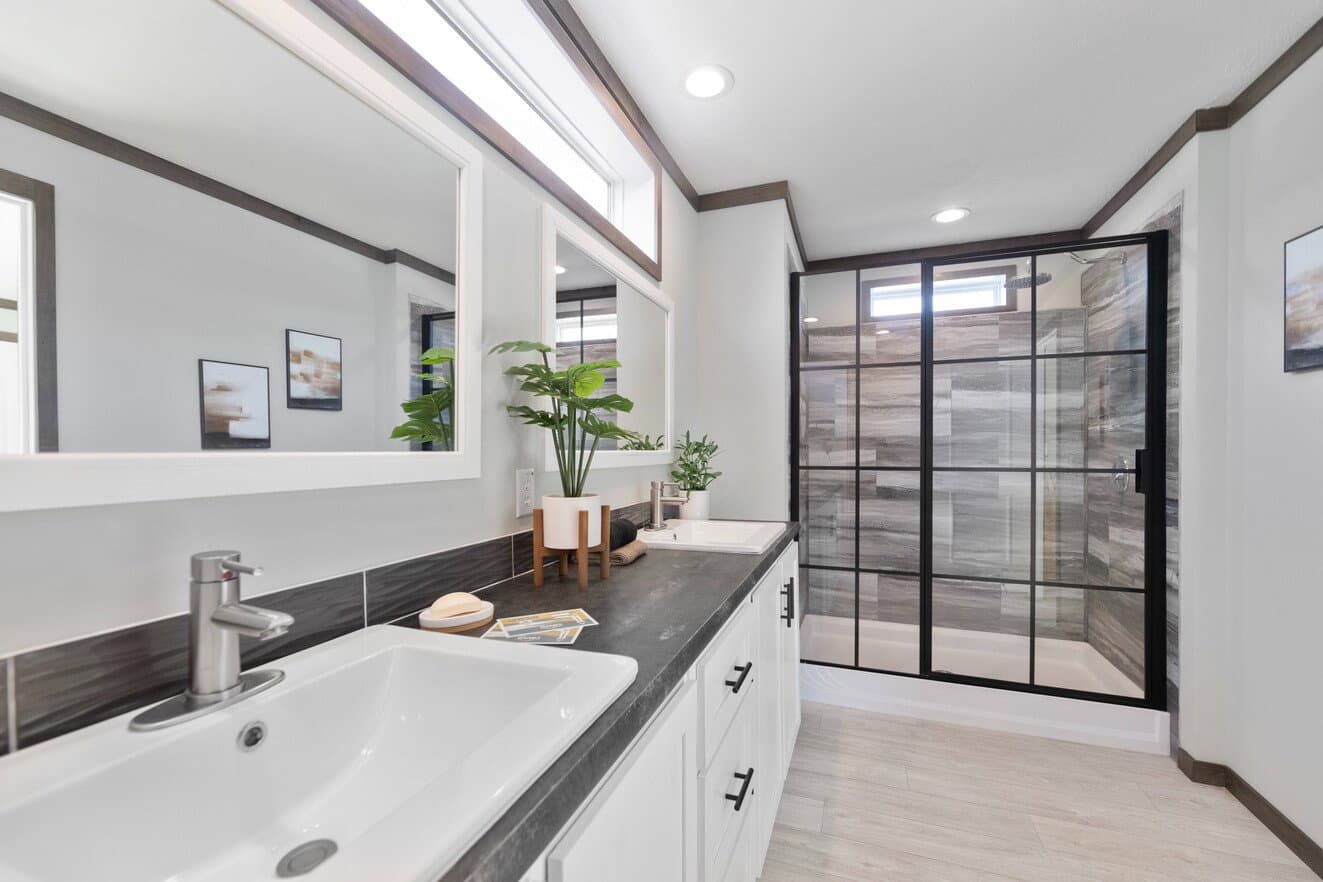 Pioneer bathroom home features