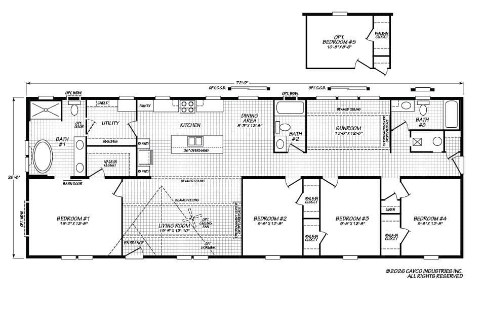 Kodiak floor plan home features