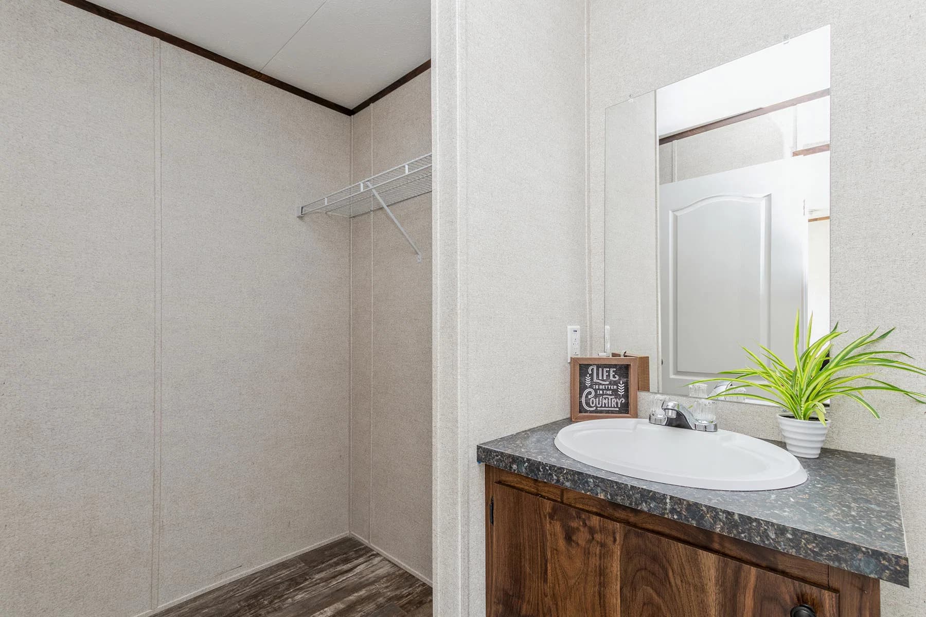 Zenith community bathroom home features