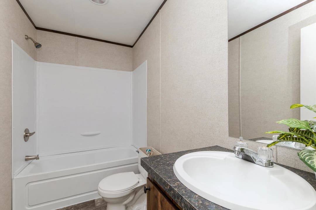 Zenith community bathroom home features