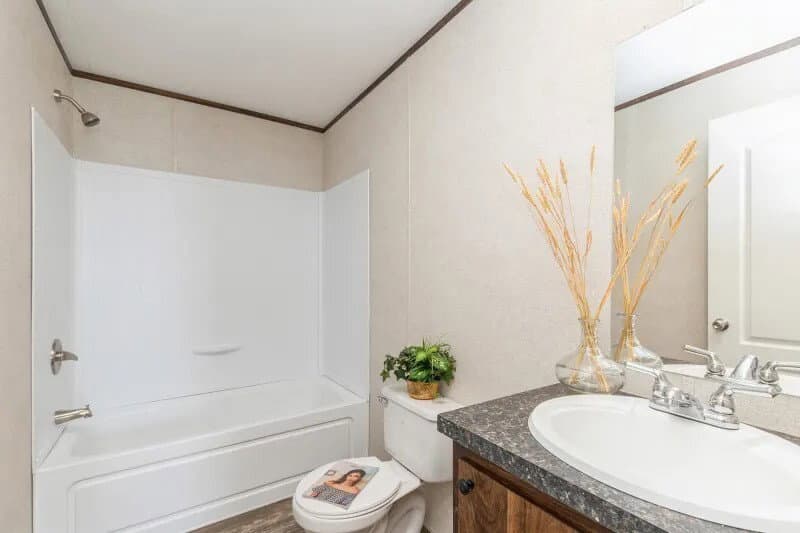 Grand bathroom home features