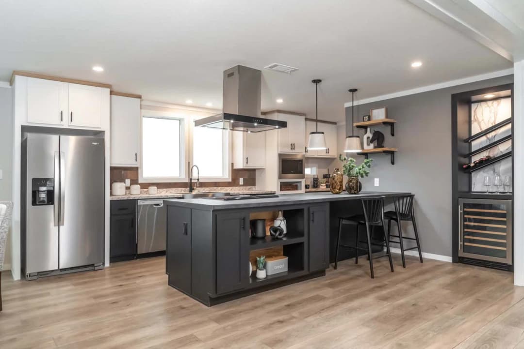 Bourbon kitchen home features