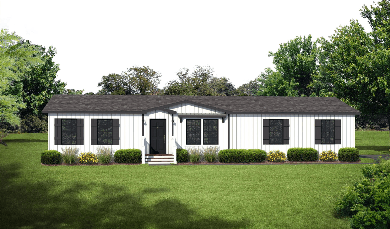 Monterey (lot model) elevation home features