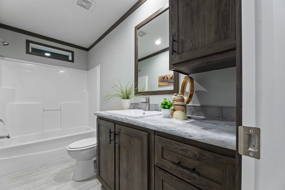 Elevation bathroom home features