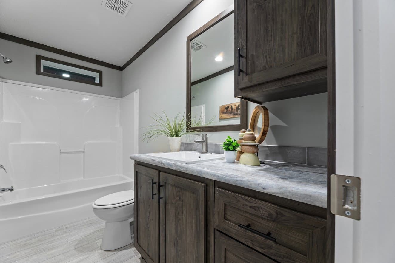 Elevation bathroom home features