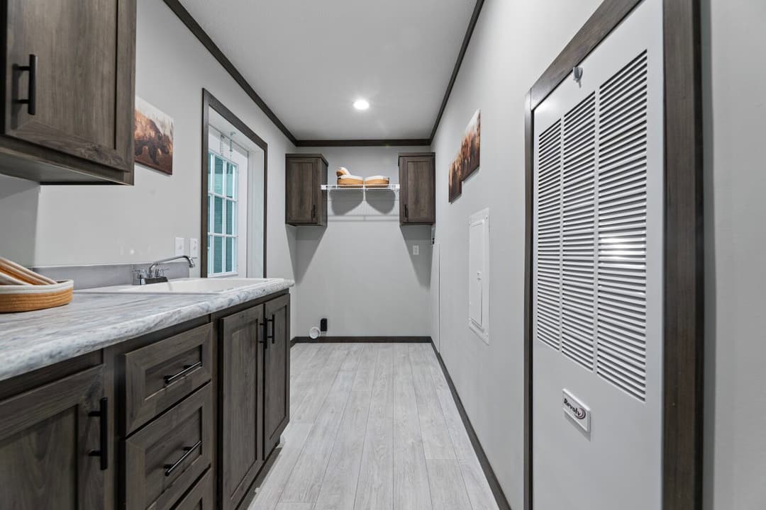 Elevation interior home features