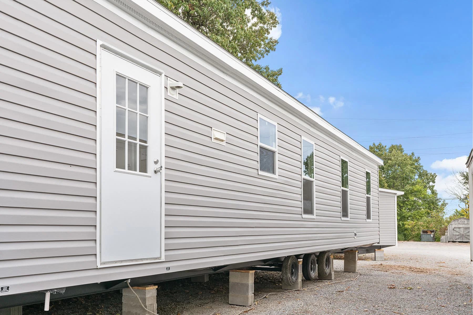 Crown elevation and exterior home features