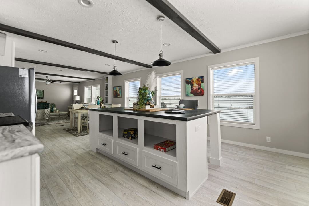 Beam kitchen home features