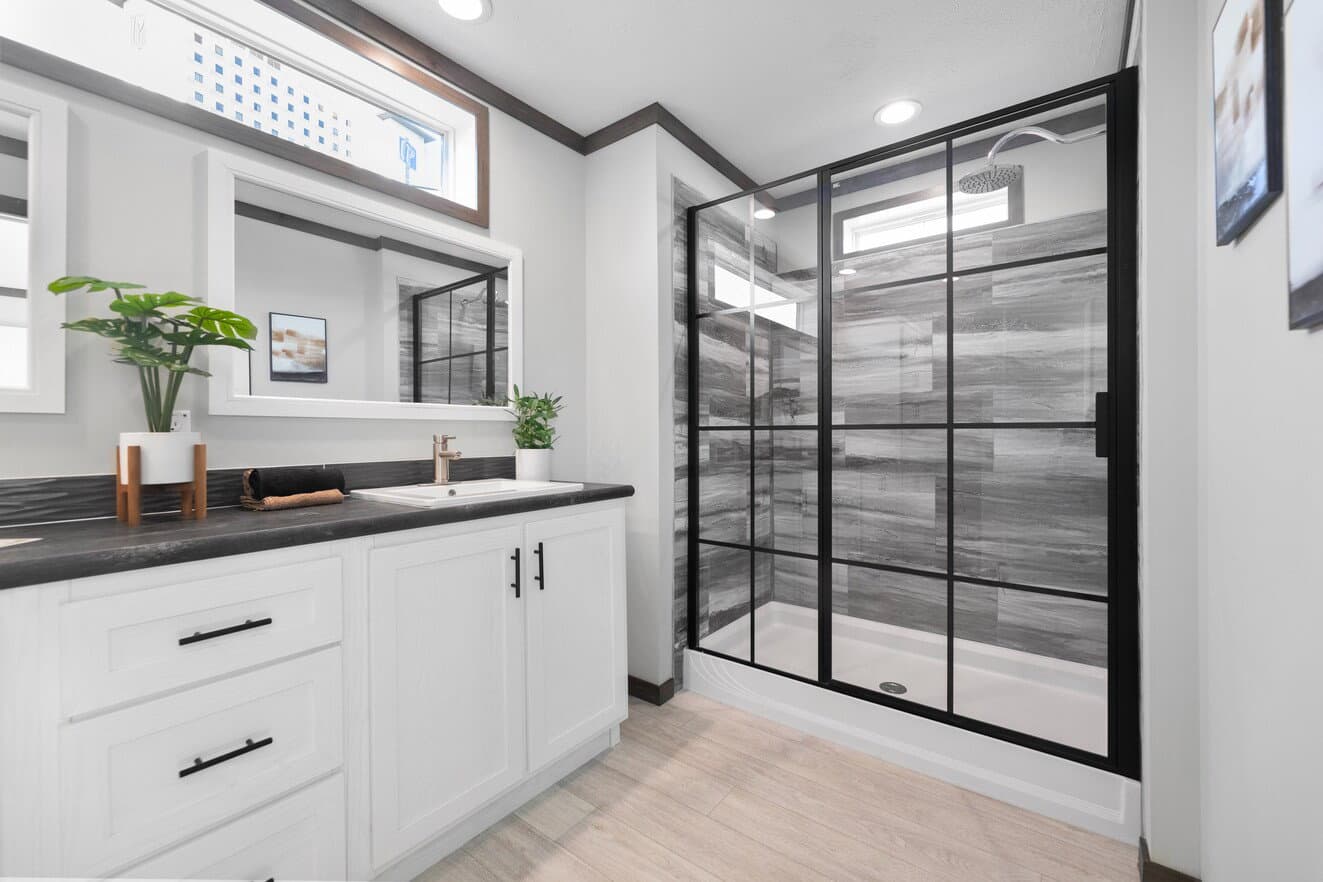 Pioneer bathroom home features