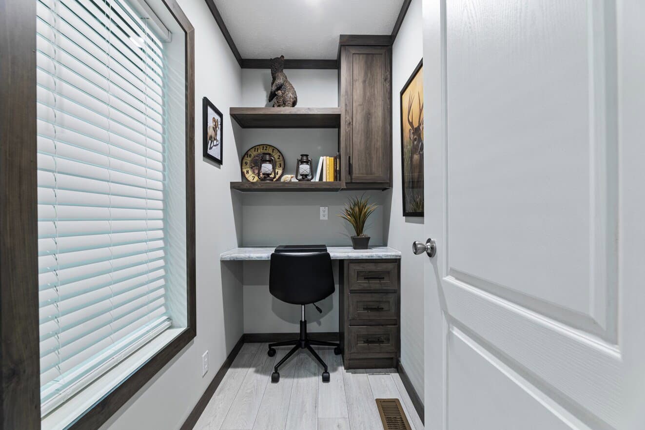 Elevation interior home features