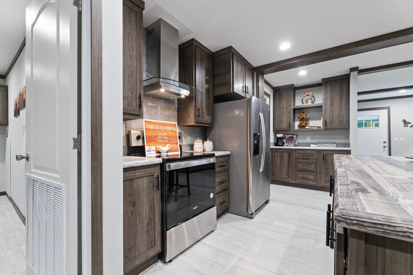 Elevation kitchen home features
