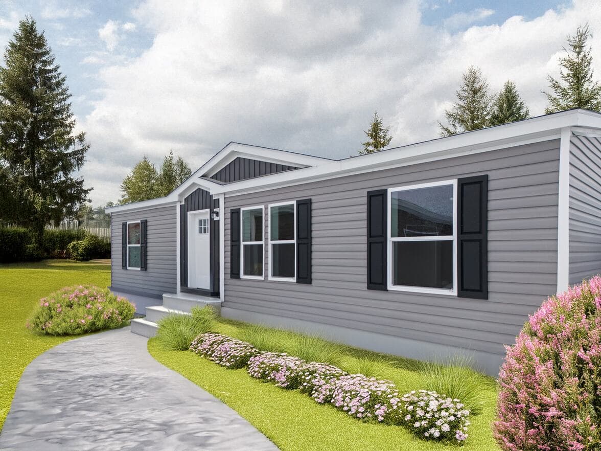 Escape (lot model) hero, elevation, and exterior home features
