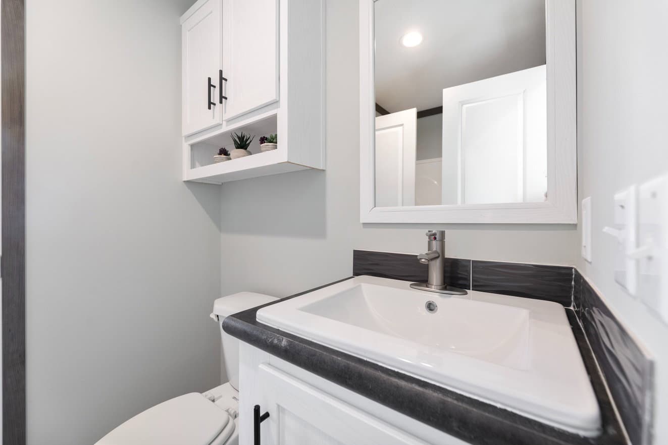 Pioneer bathroom home features