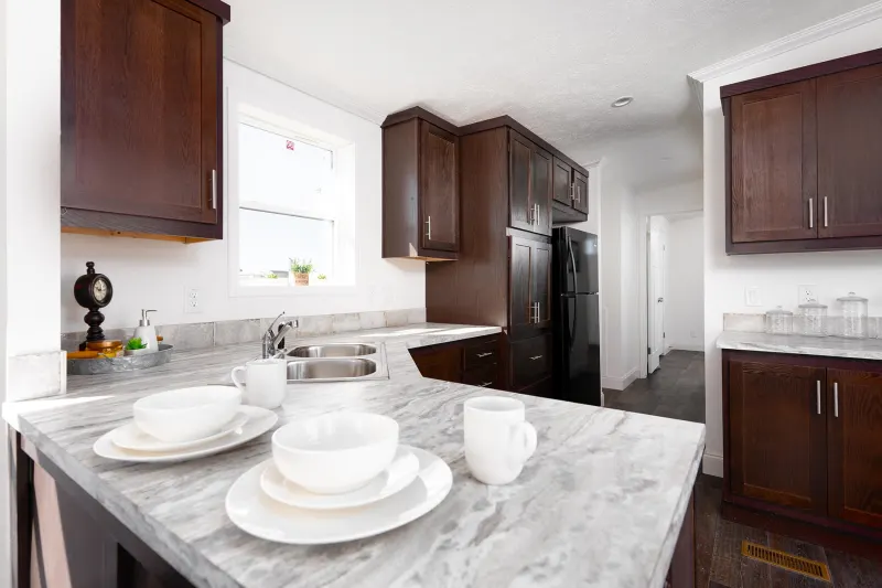 Contemporary cabin a700 kitchen home features