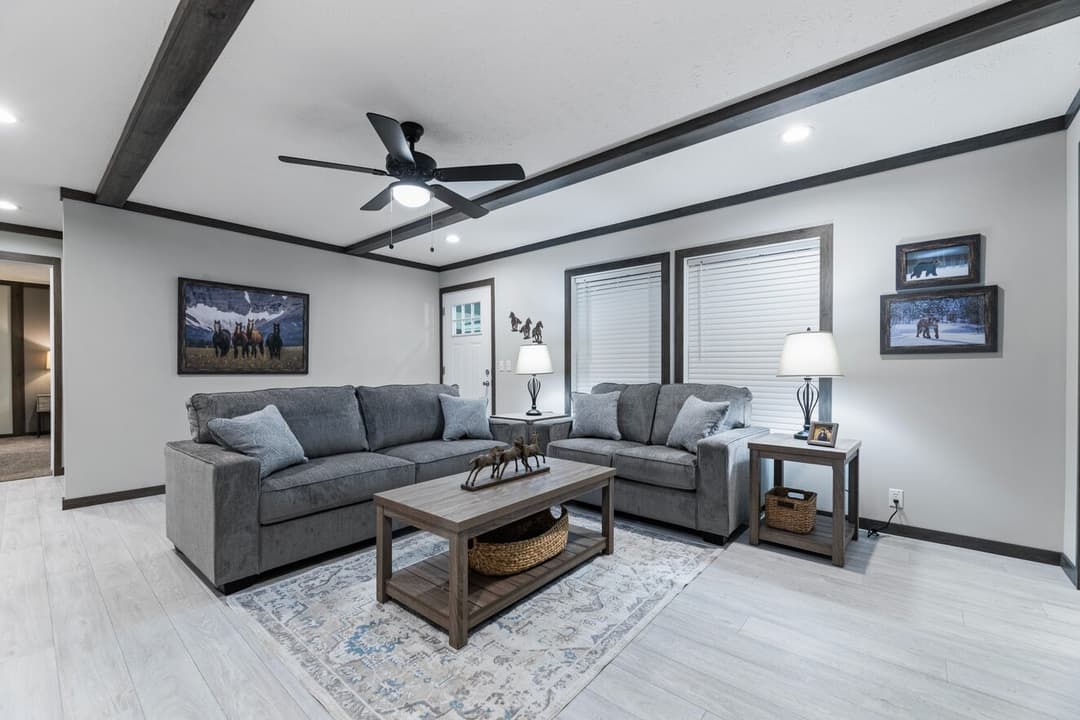 Elevation interior home features