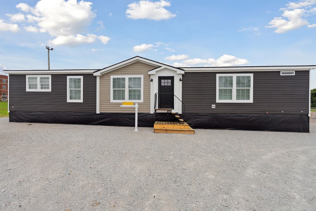 Blue sky hero, elevation, and exterior home features