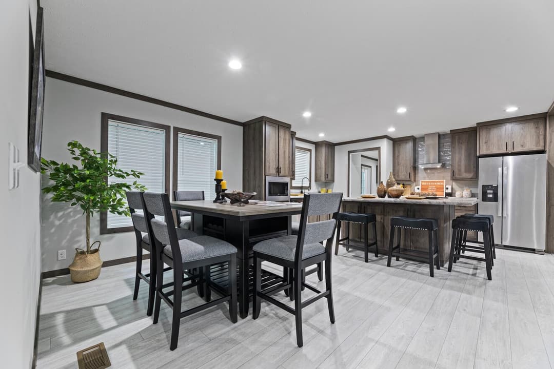 Elevation interior home features