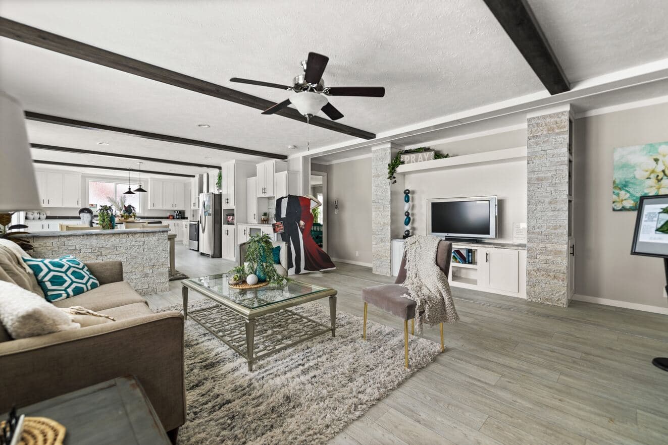 Beam interior home features
