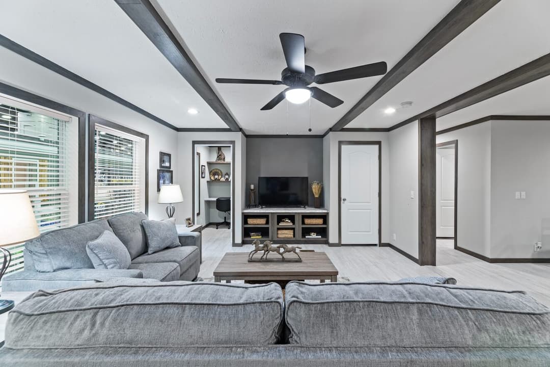 Elevation interior home features