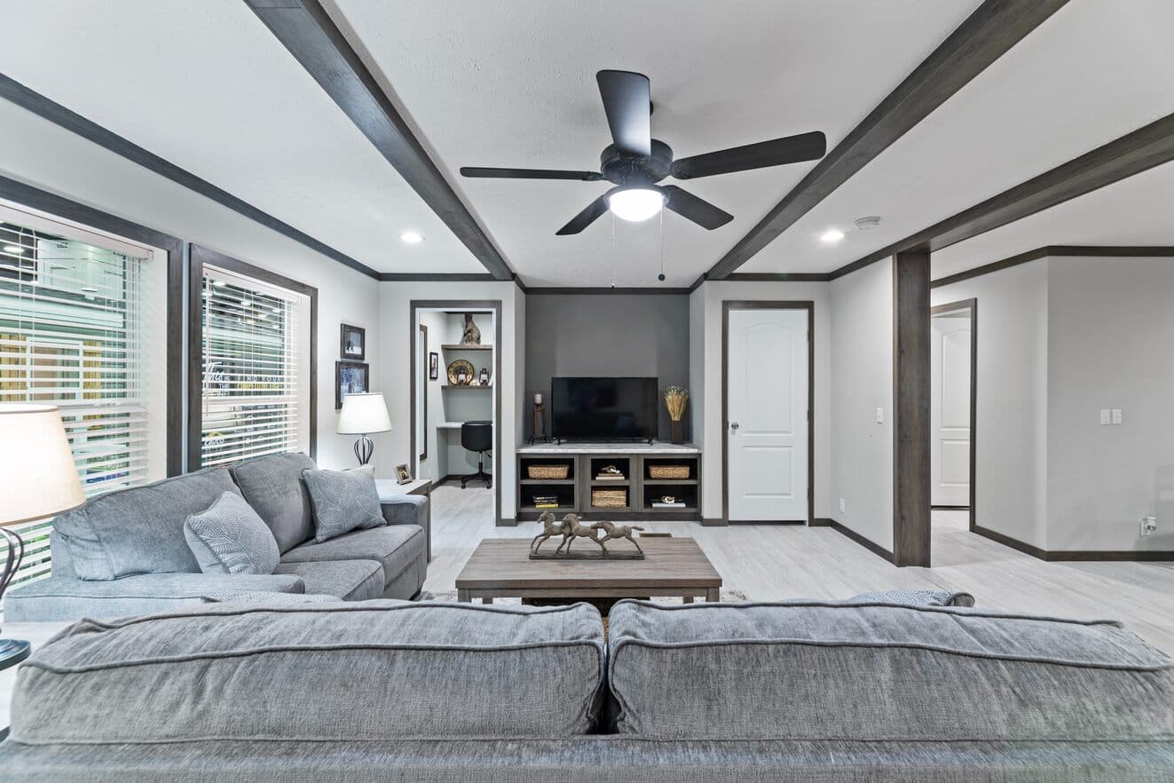 Elevation interior home features