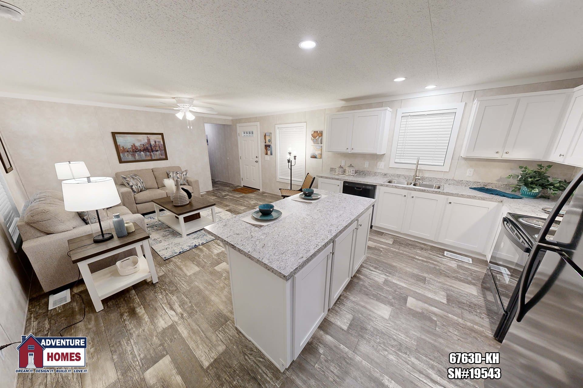6763d-kh kitchen home features
