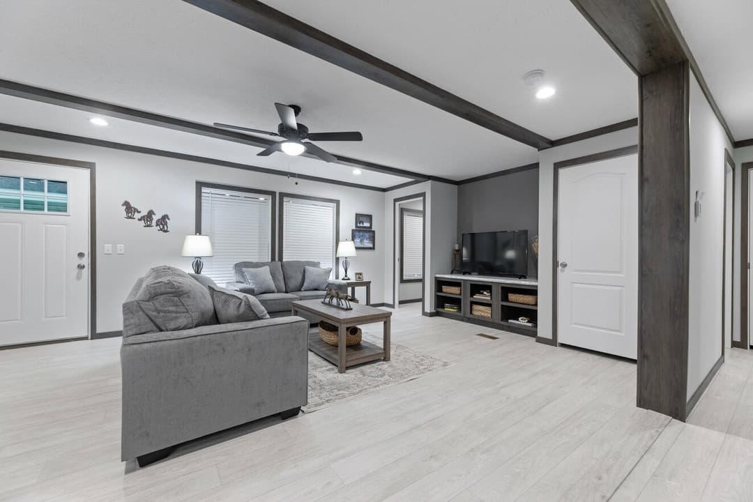 Elevation interior home features