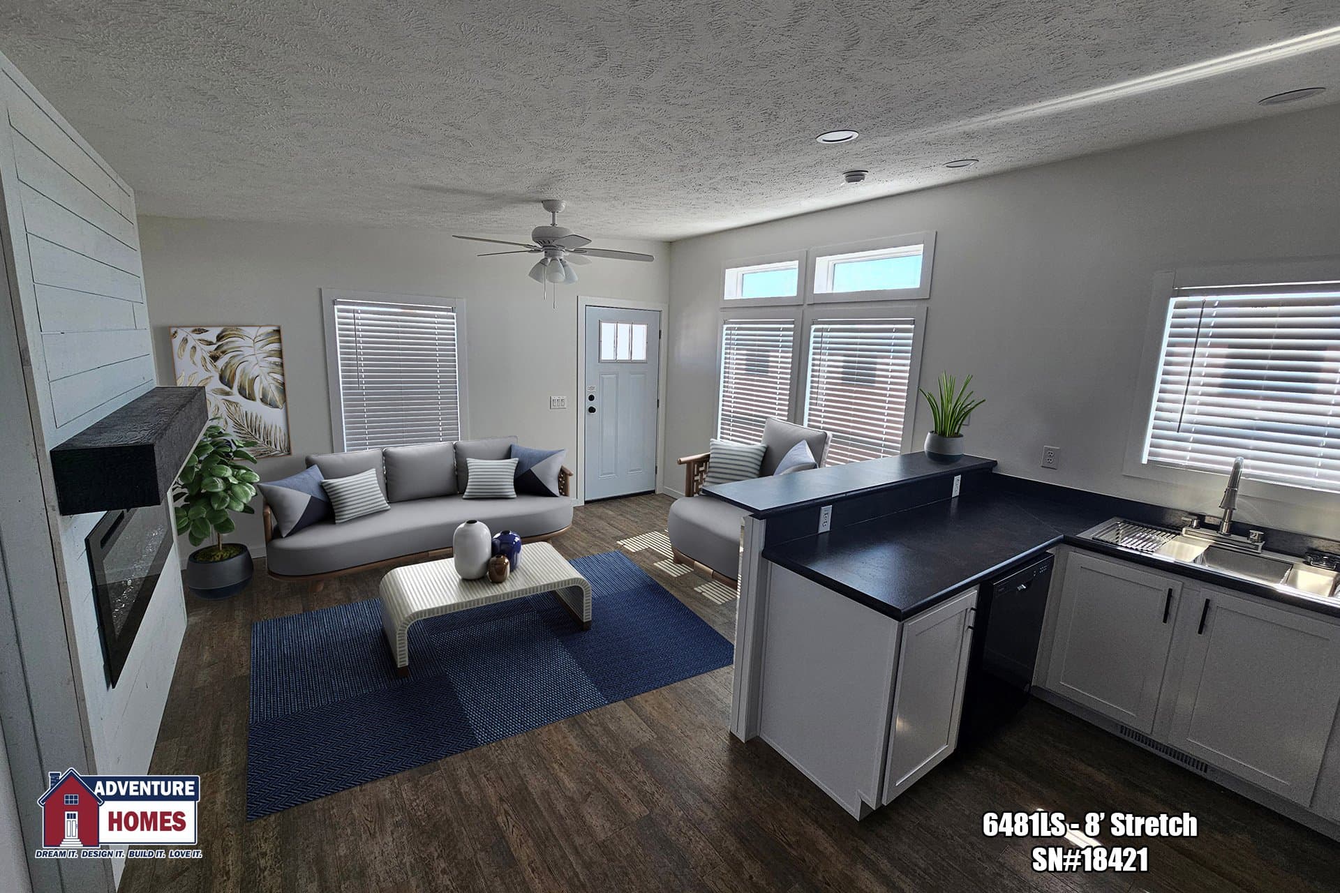 6481ls (8’ stretch) interior home features