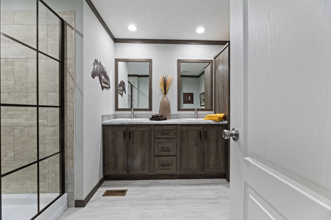Elevation bathroom home features