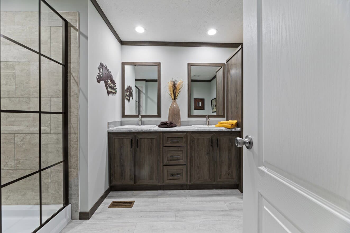 Elevation bathroom home features