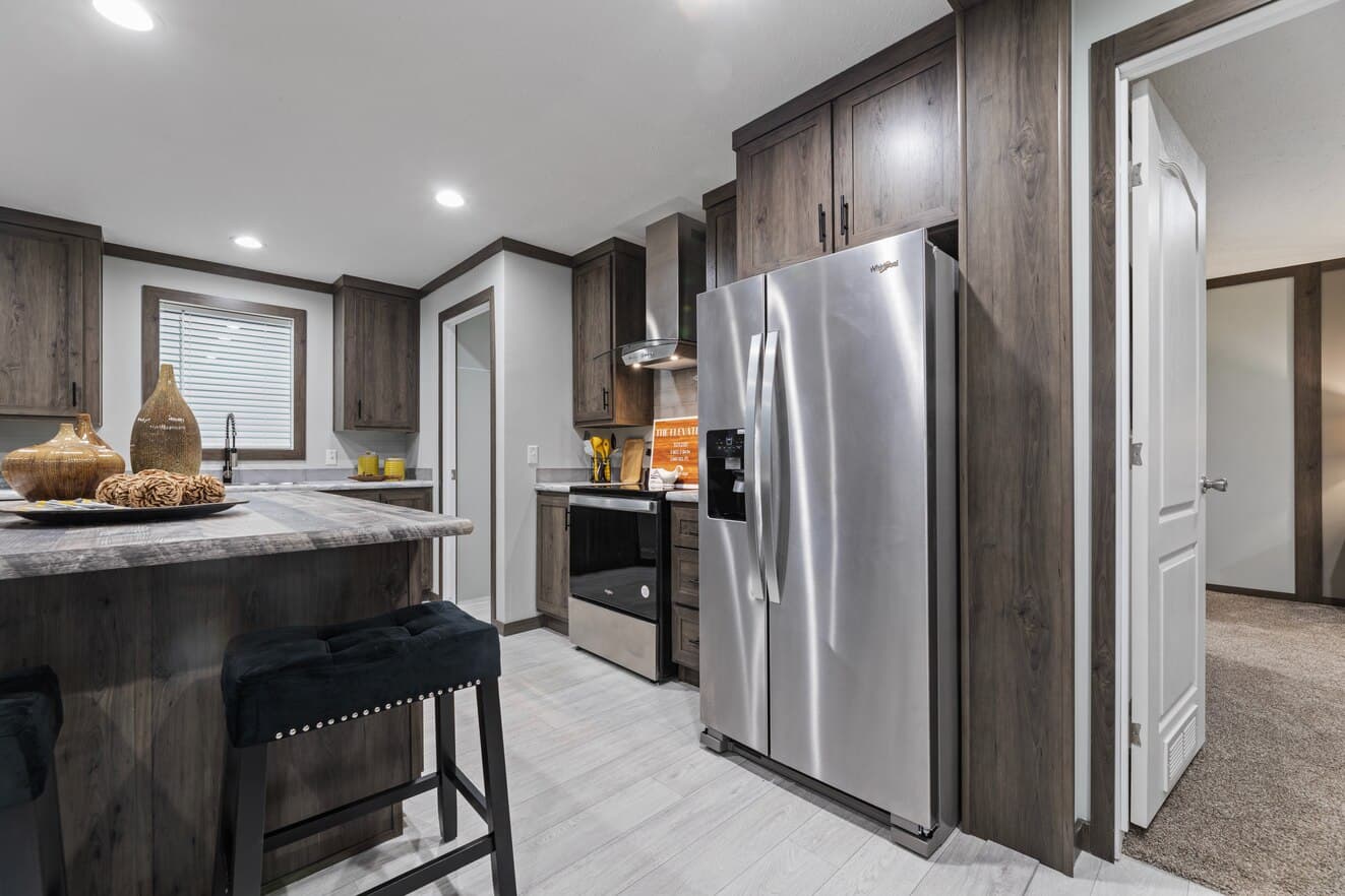 Elevation kitchen home features